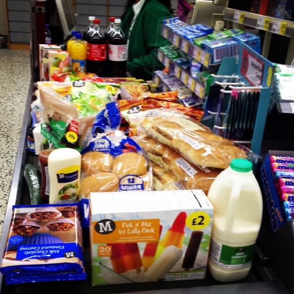 Shopping at Morrisons