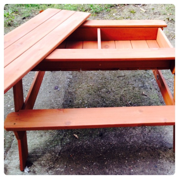 Wooden Sand Pit and Water Table