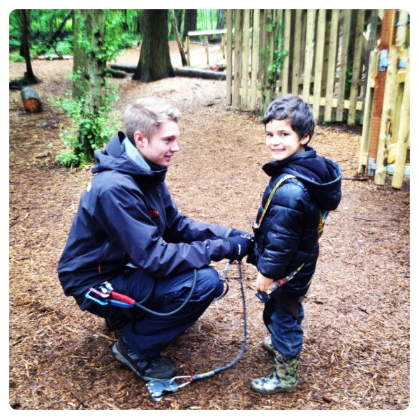 Getting Ready at Go Ape