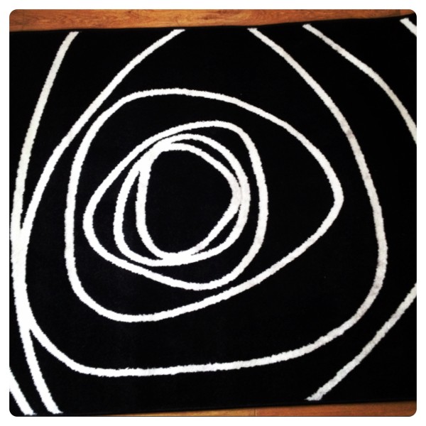 Bedroom Mini Makeover:  Scribble Rug