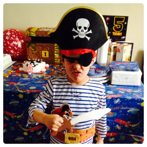 Boy's Pirate Themed Birthday Party