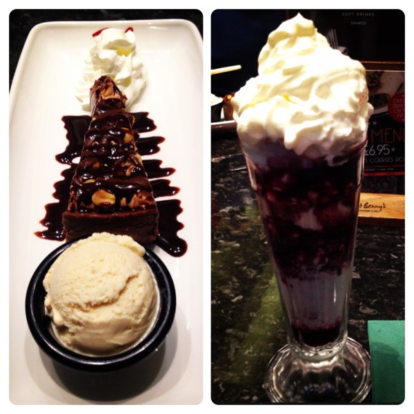 Eli’s Peanut Butter Cheesecake and Blueberry Eaton Mess