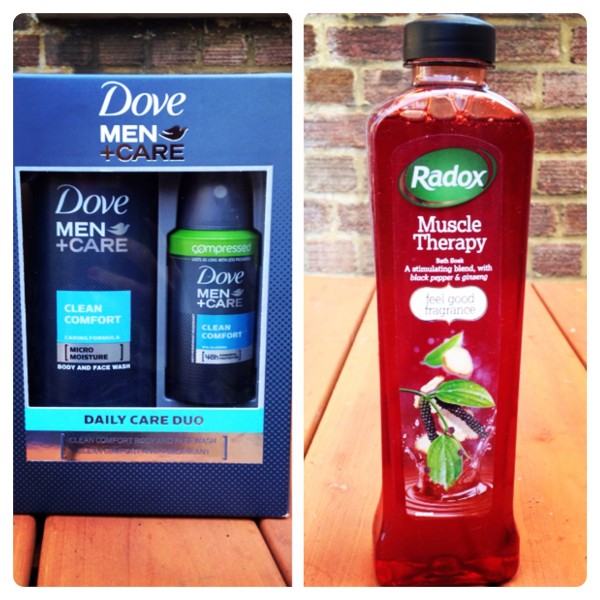 Dove Men+Care and Radox