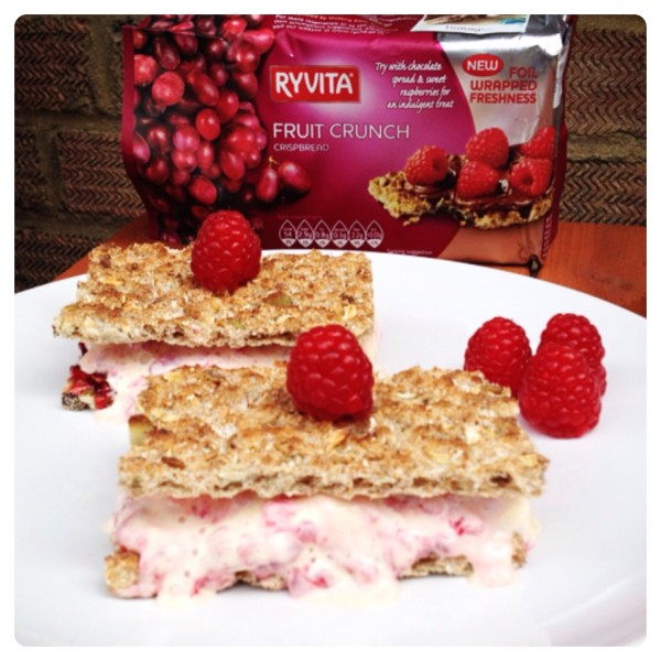 Ryvita Raspberry Ripple Ice Cream Sandwich Recipe