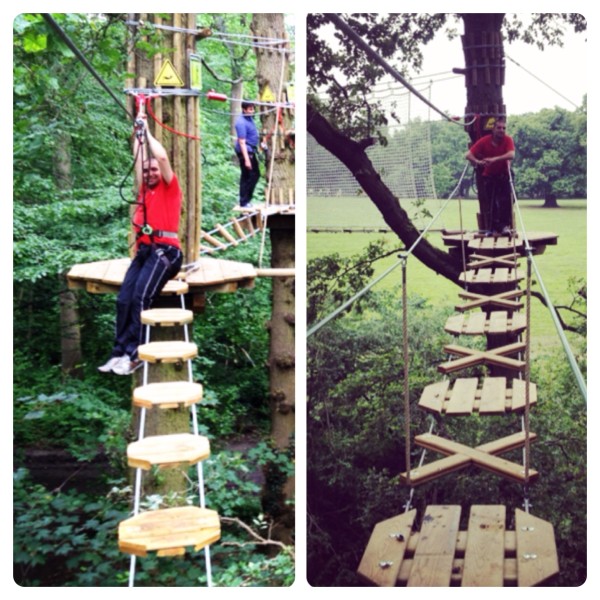 Crosses and Bridges at Go Ape