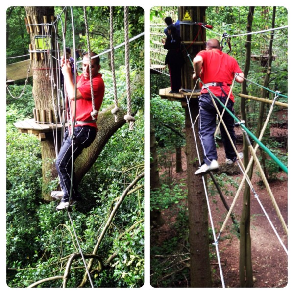 Crosses at Go Ape