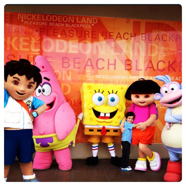 Meeting Nick Jr Characters at Nickelodeon Land