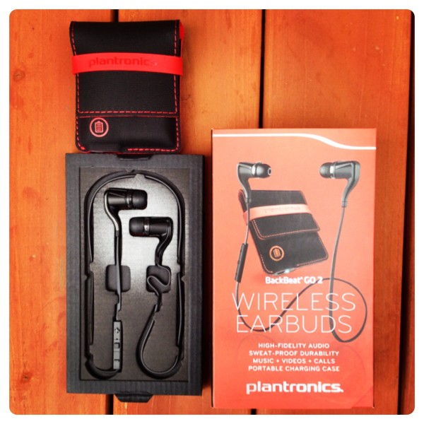 Plantronics BackBeat Go 2 Wireless Earbuds and Charging Case