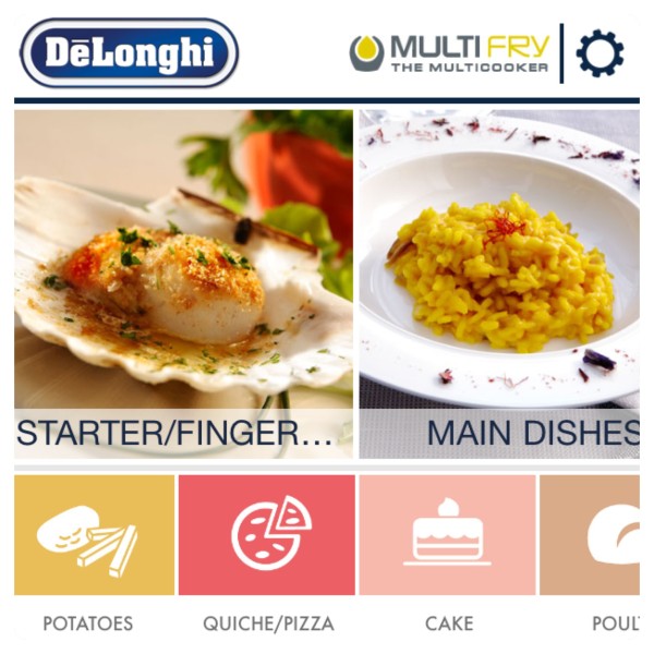 De'Longhi Multifry Recipe App