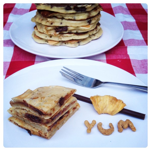 Pineapple Alphabites Pancakes