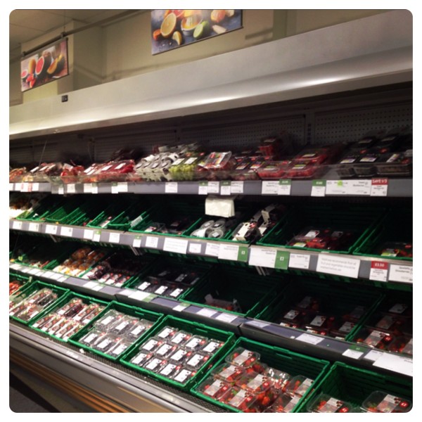 Fruit and Vegetables at our local Waitrose