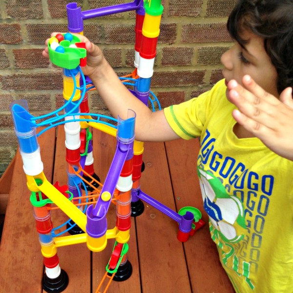 Having Fun with Quercetti Super Marble Run