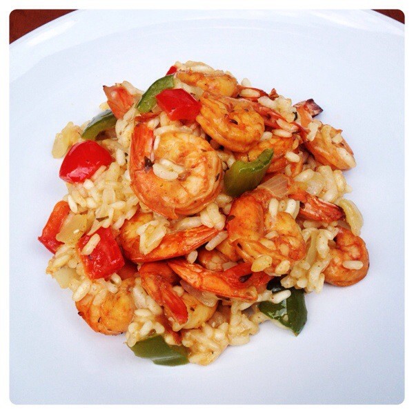 Prawn and Peppers Risotto