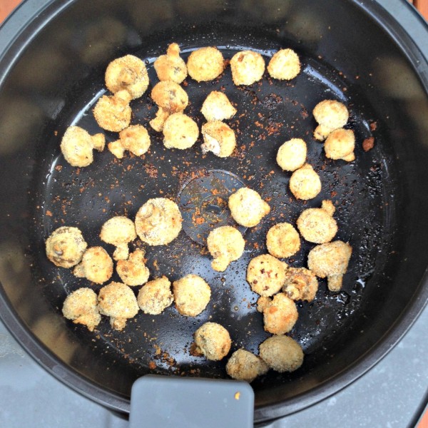 Breaded Mushrooms in De'Longhi Multifry