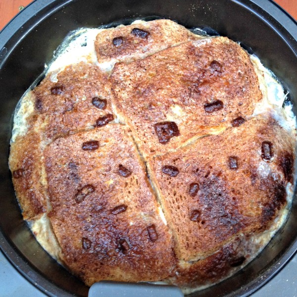 Bread and Butter Pudding Recipe in De'Longhi Multifry