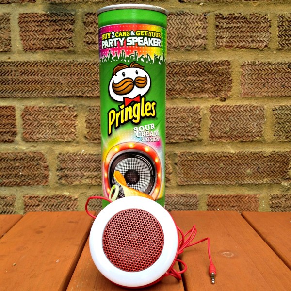 Pringles Promotional Can and Party Speaker 