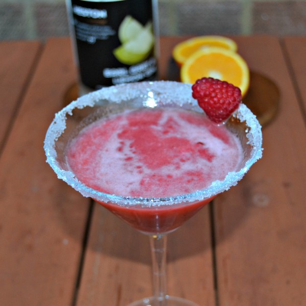 Raspberry and Orange Earl Grey Gin Cocktail