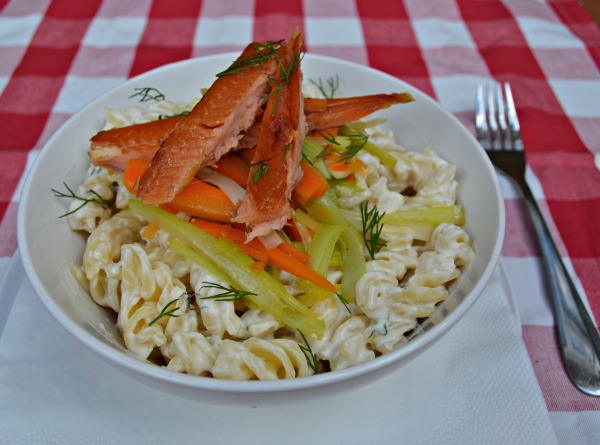 Fusilli with Smoked Trout Recipe