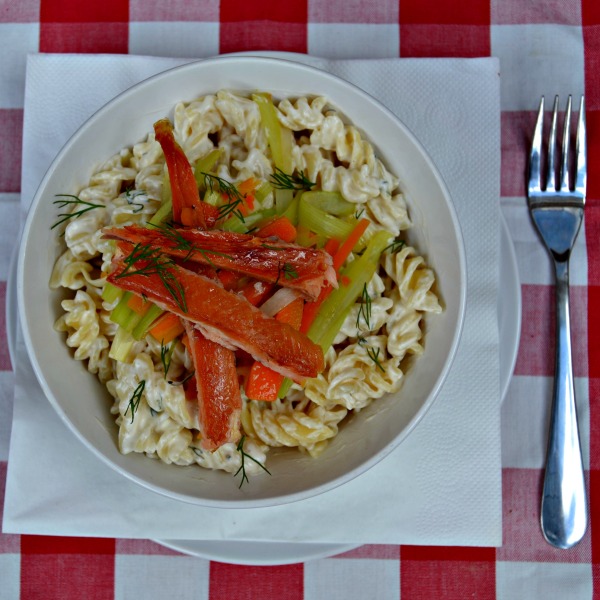 Creamy Pasta Dish with Smoked Trout