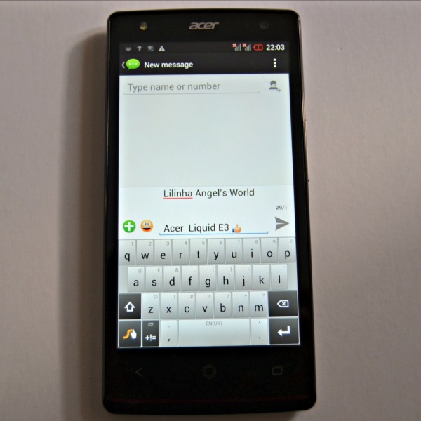 Android Smartphone: Acer Liquid E3