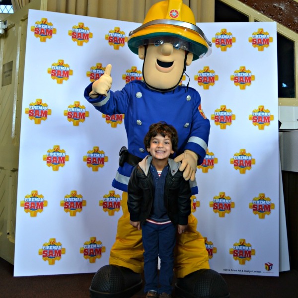 Meeting Fireman Sam at Tower Bridge