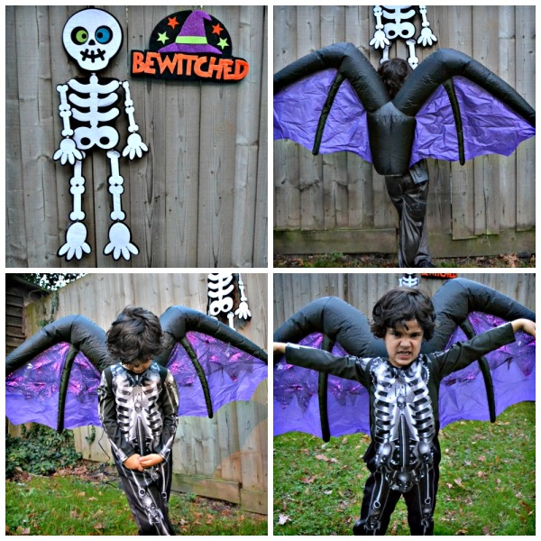 Halloween Skeleton Outfit and Wingflatables