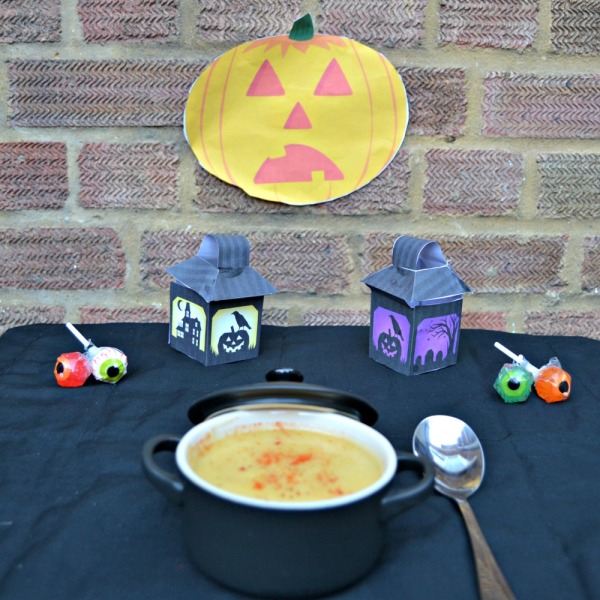 Halloween Pumpkin and Apple Soup