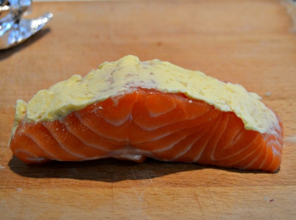 Salmon with Gold from Flora, Garlic and Ginger