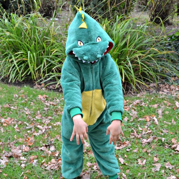 Yellow Mellon: Extra Thick Fleece Dinosaur Onesie