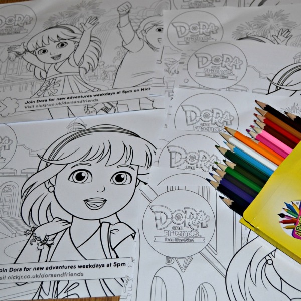 Dora and Friends Colouring Activities