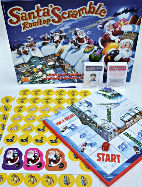 Christmas Family Board Game: Ravensburger Santa’s Rooftop Scramble