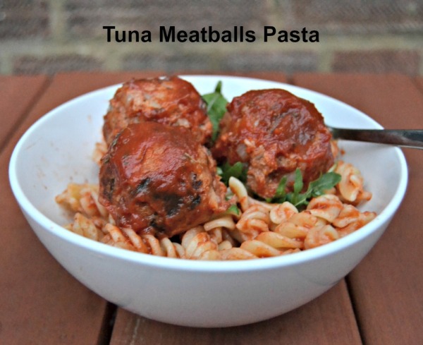 Tuna Meatballs Pasta