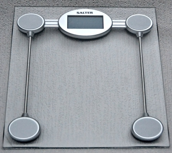 Salter Electronic Glass Platform Bathroom Scale 