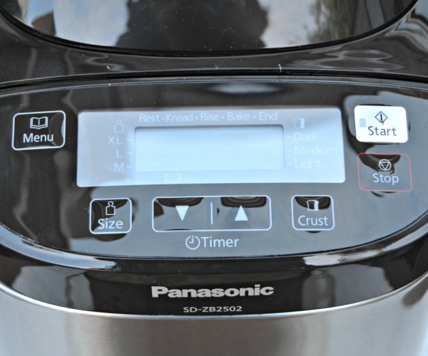 Panasonic Breadmaker Control Panel