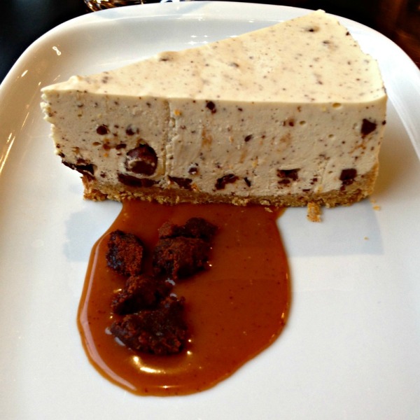 Baileys Cheesecake with Butterscotch Sauce 