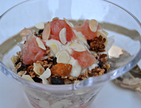 Granola with Florida Grapefruit and Yogurt