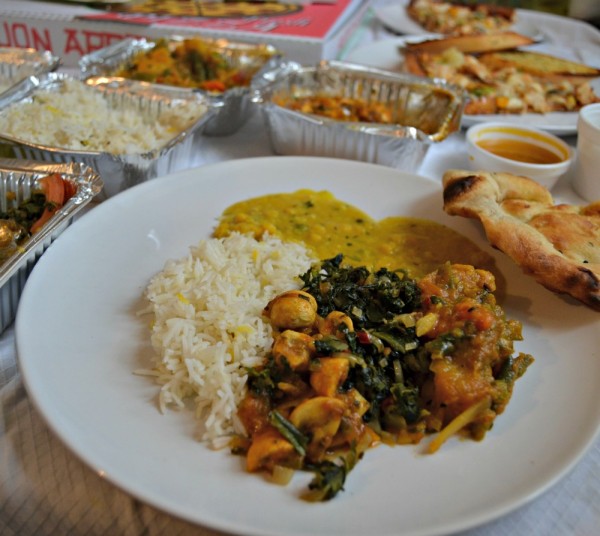 Indian Takeaway with JUST EAT App