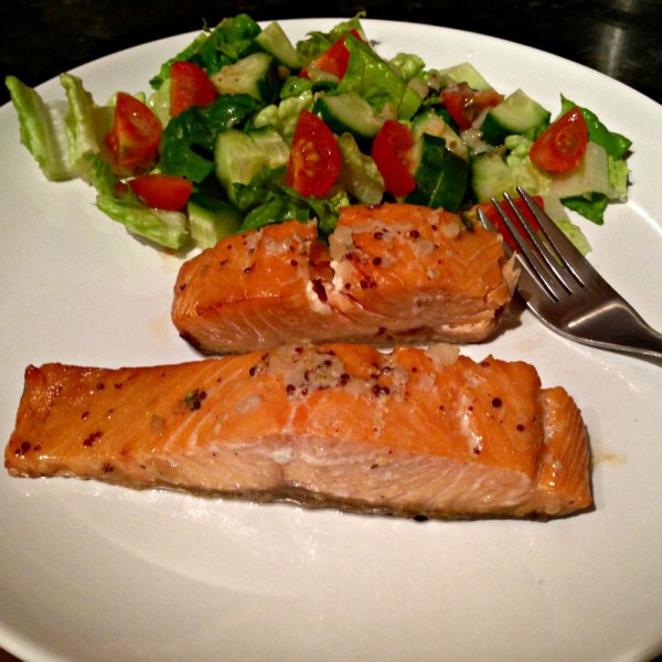 Salmon with Salad