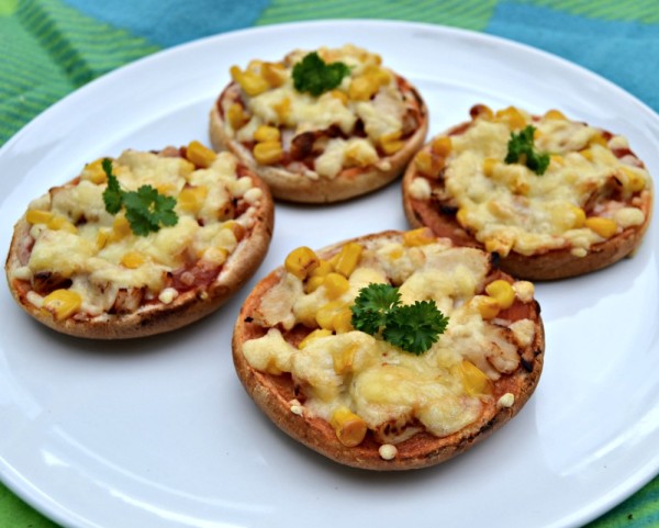 Roast Turkey and Sweetcorn Pizzas